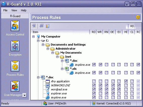 Screenshot of 1 R-Guard Data Security Software 2.2